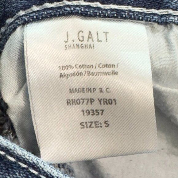 John Galt Dark Blue Straight Leg Jeans - Picture 7 of 11